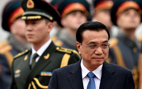 นายกรัฐมนตรีจีนหลีเค่อเฉียงเดินทางไปเยือนรัสเซียอย่างเป็นทางการ